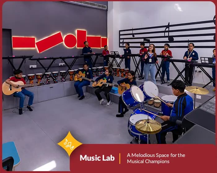 music lab at Orchids The International School, Vijayanagar (Pre Primary Wing)