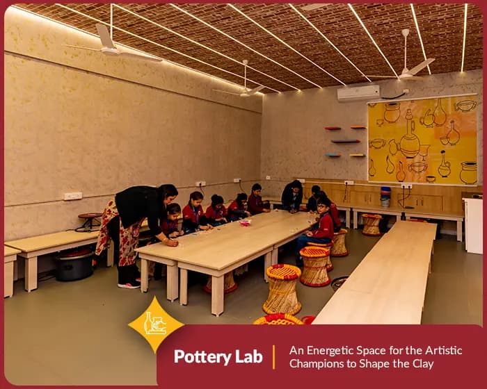 pottery lab at Orchids The International School, Vijayanagar (Pre Primary Wing)