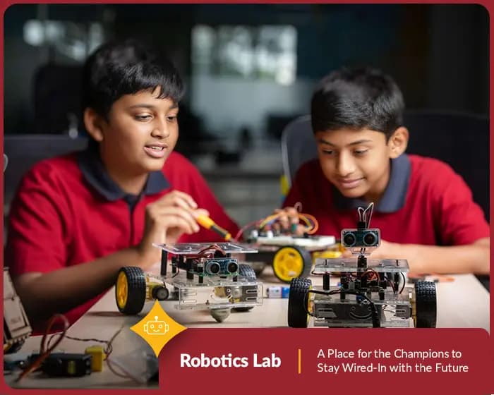 robotics lab at Orchids The International School, Vijayanagar (Pre Primary Wing)