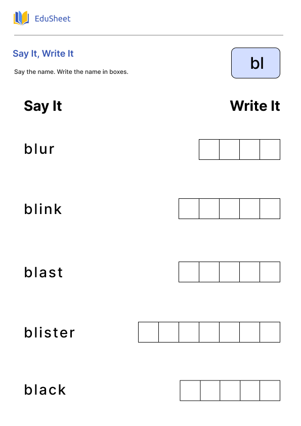 Say It, Write It 13