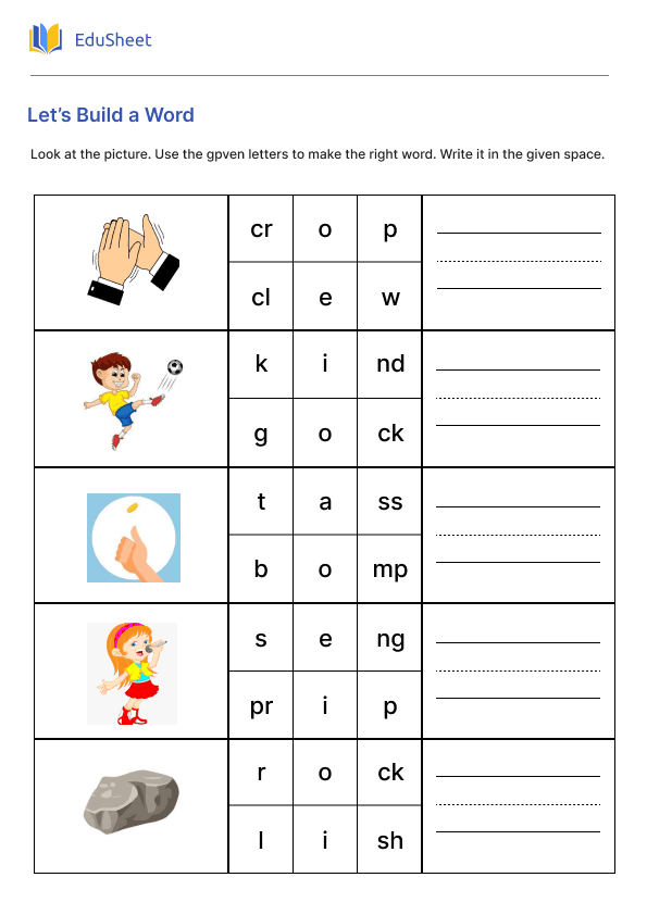 Let’s Build a Word f2