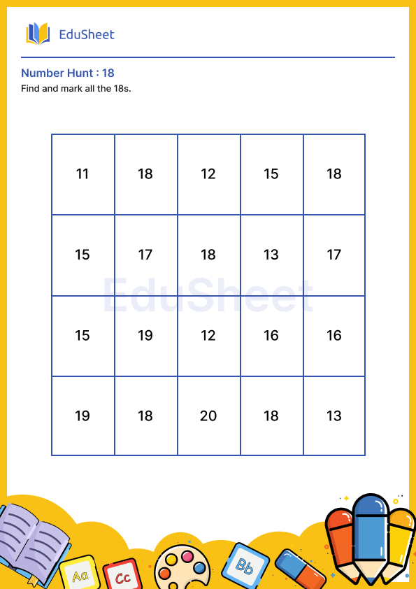 Number Hunt : 18