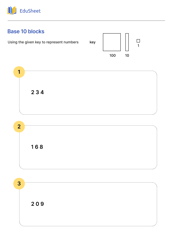 Base 10 blocks