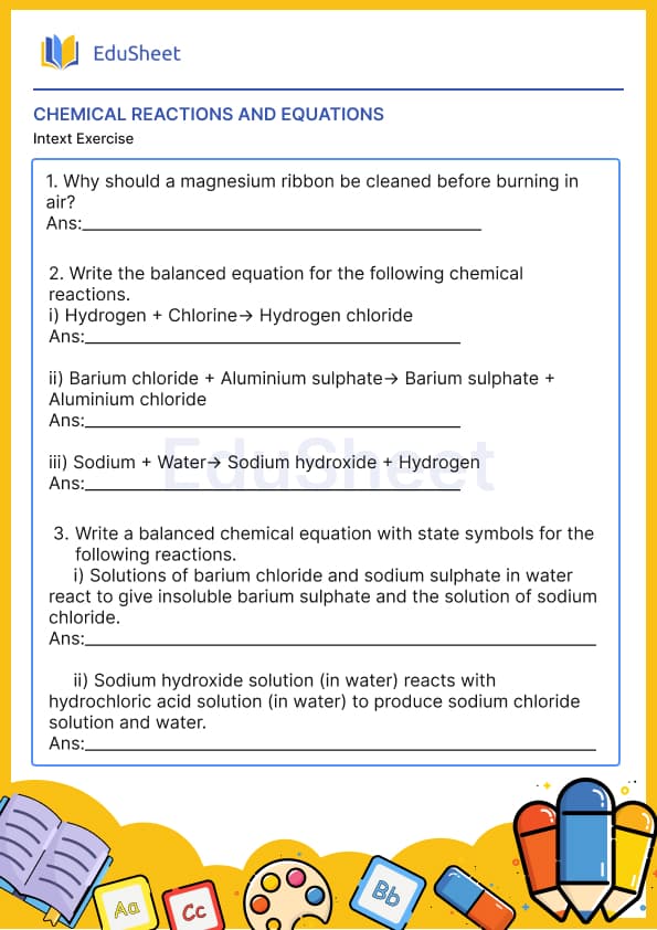 Chemical Reactions and Equations Chemical Reactions and Equations
