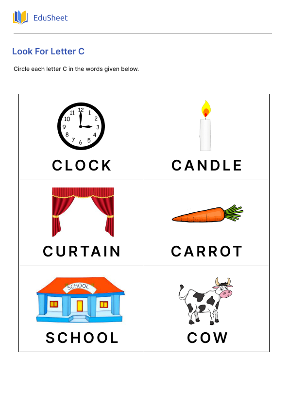 Look For Letter C