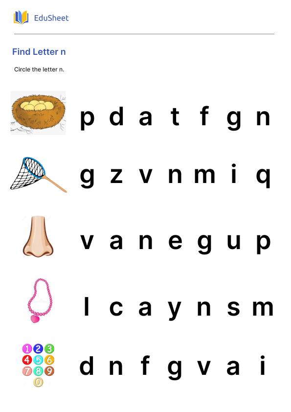 Find Letter n