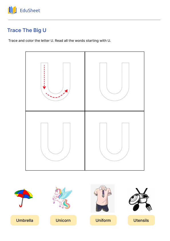 Trace The Big U
