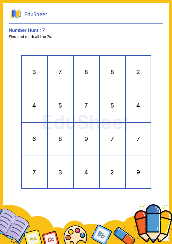 Number Hunt : 7