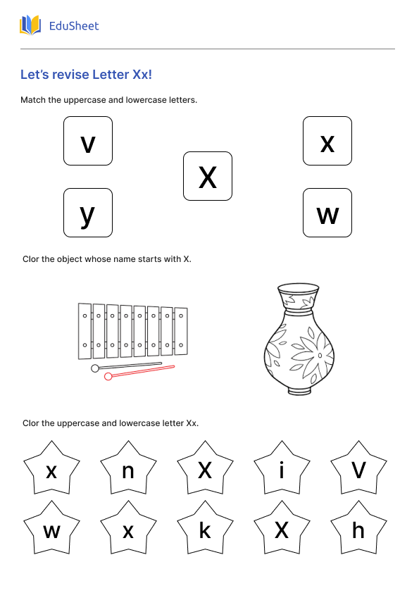 Let’s revise Letter Xx!