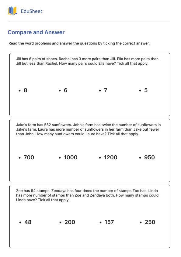 Compare and Answer
