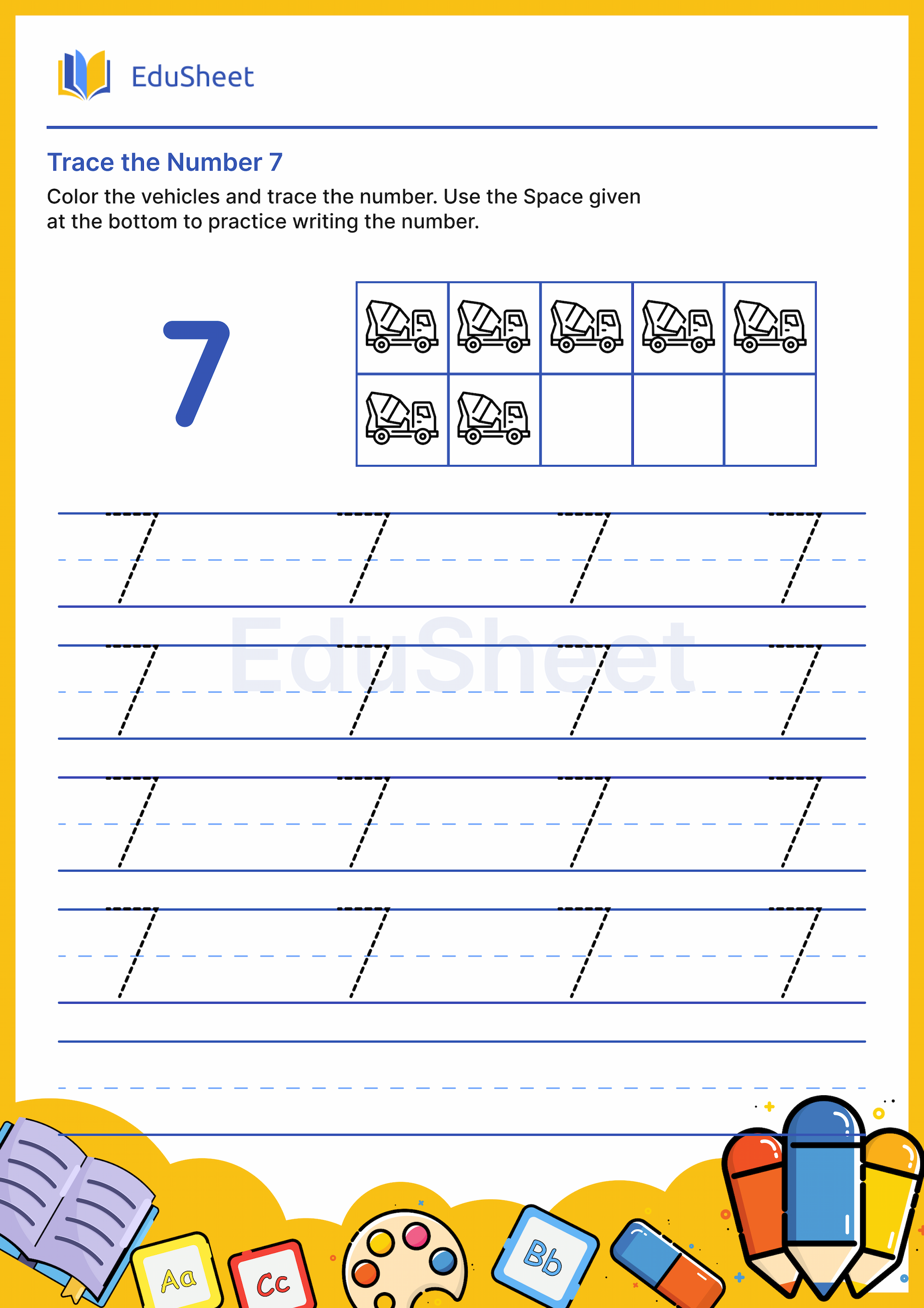 Trace the Number of Vehicles 7
