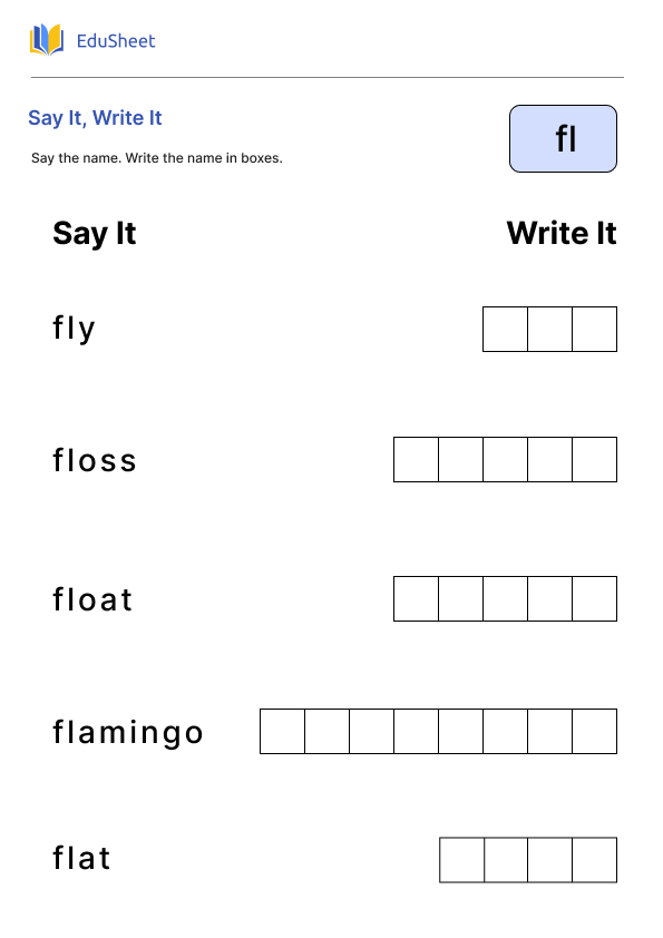 Say It, Write It Part 12