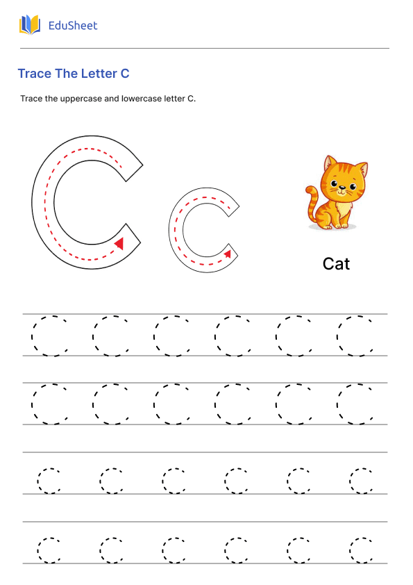 Trace The Letter C