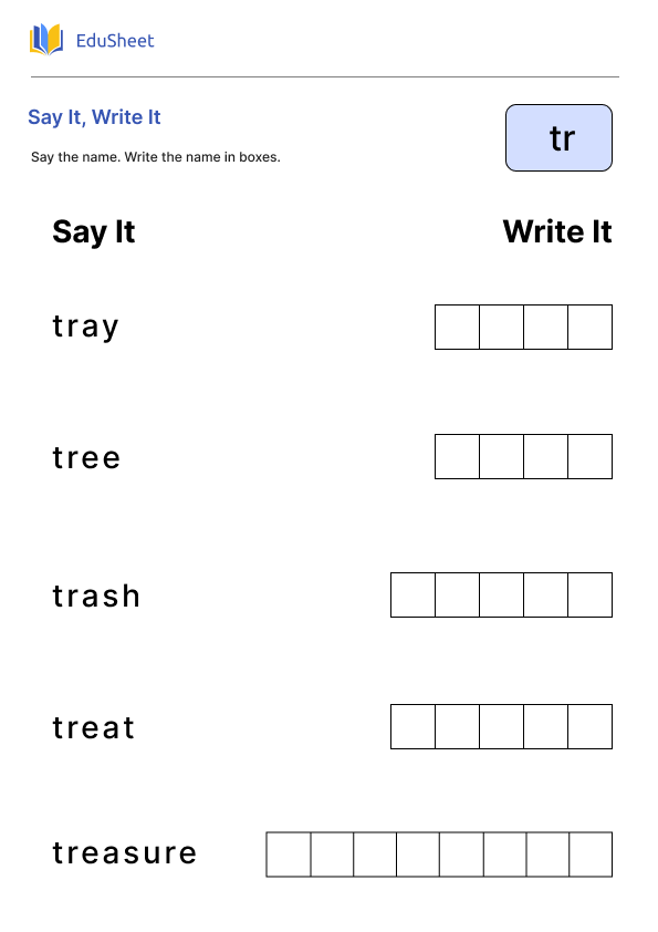 Say It, Write It Part 6