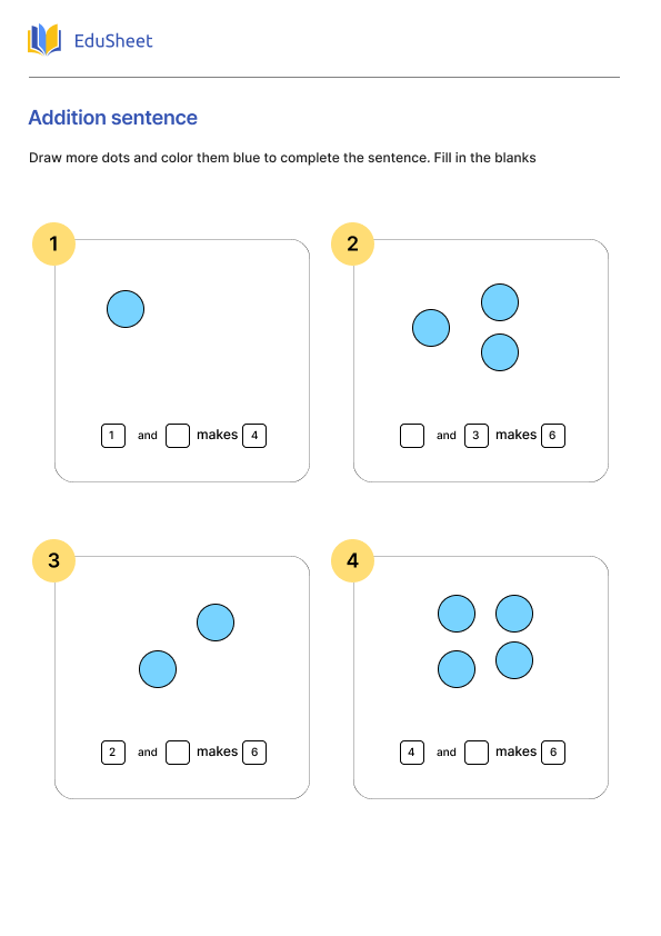 Addition sentence 2