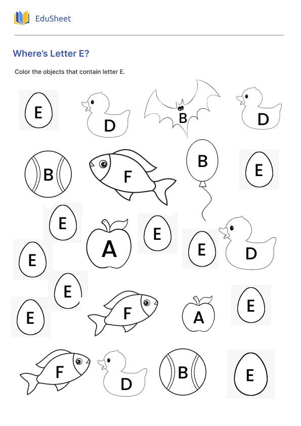 Where’s Letter E?