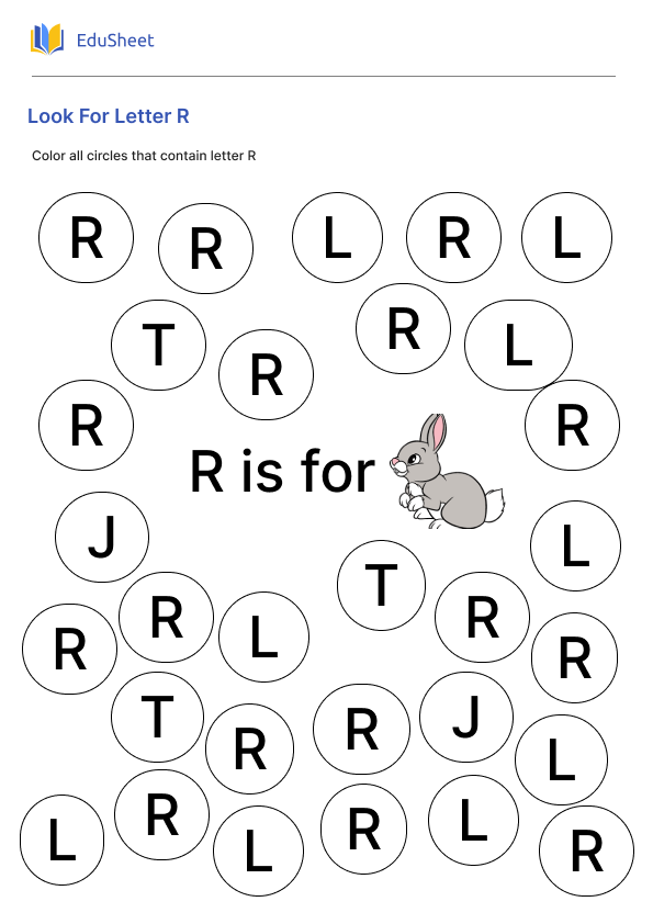 Look For Letter R