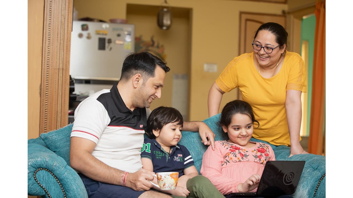 "children learning in home "