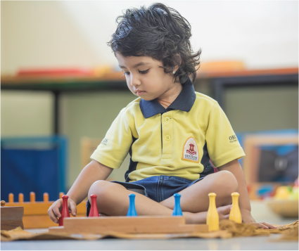 " students playing "