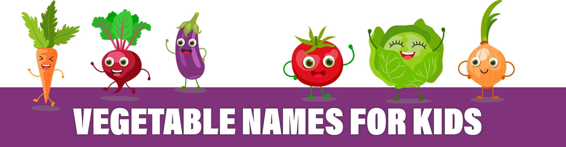 Vegetables Name