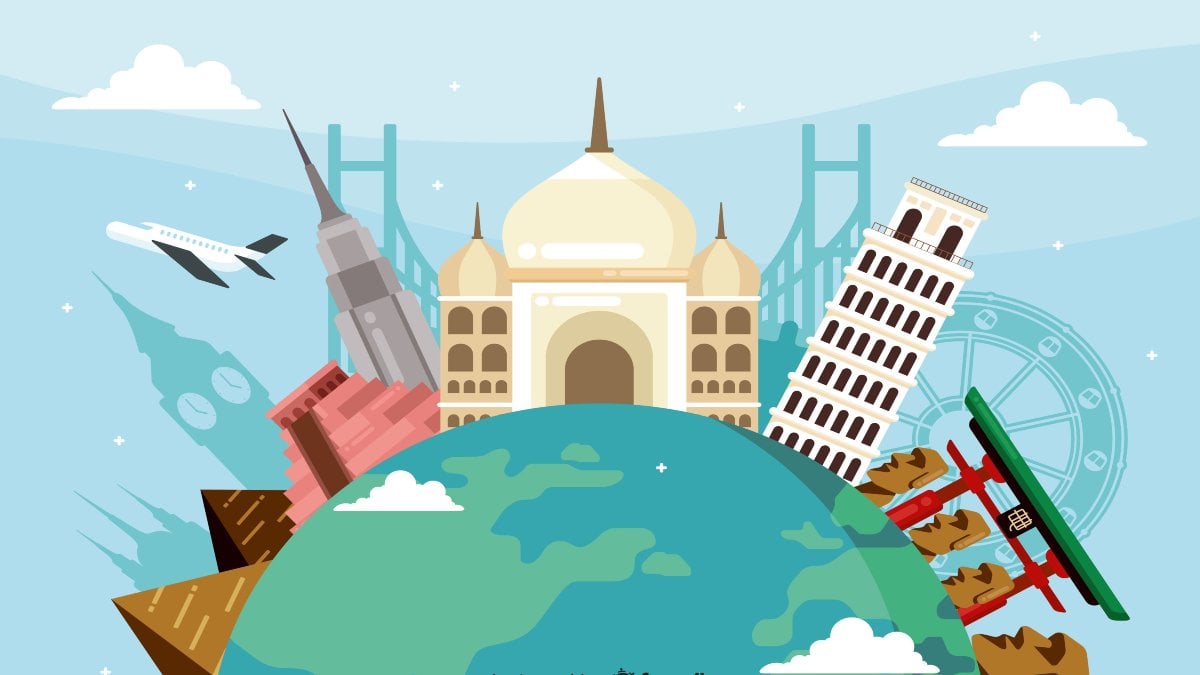 World famous landmarks