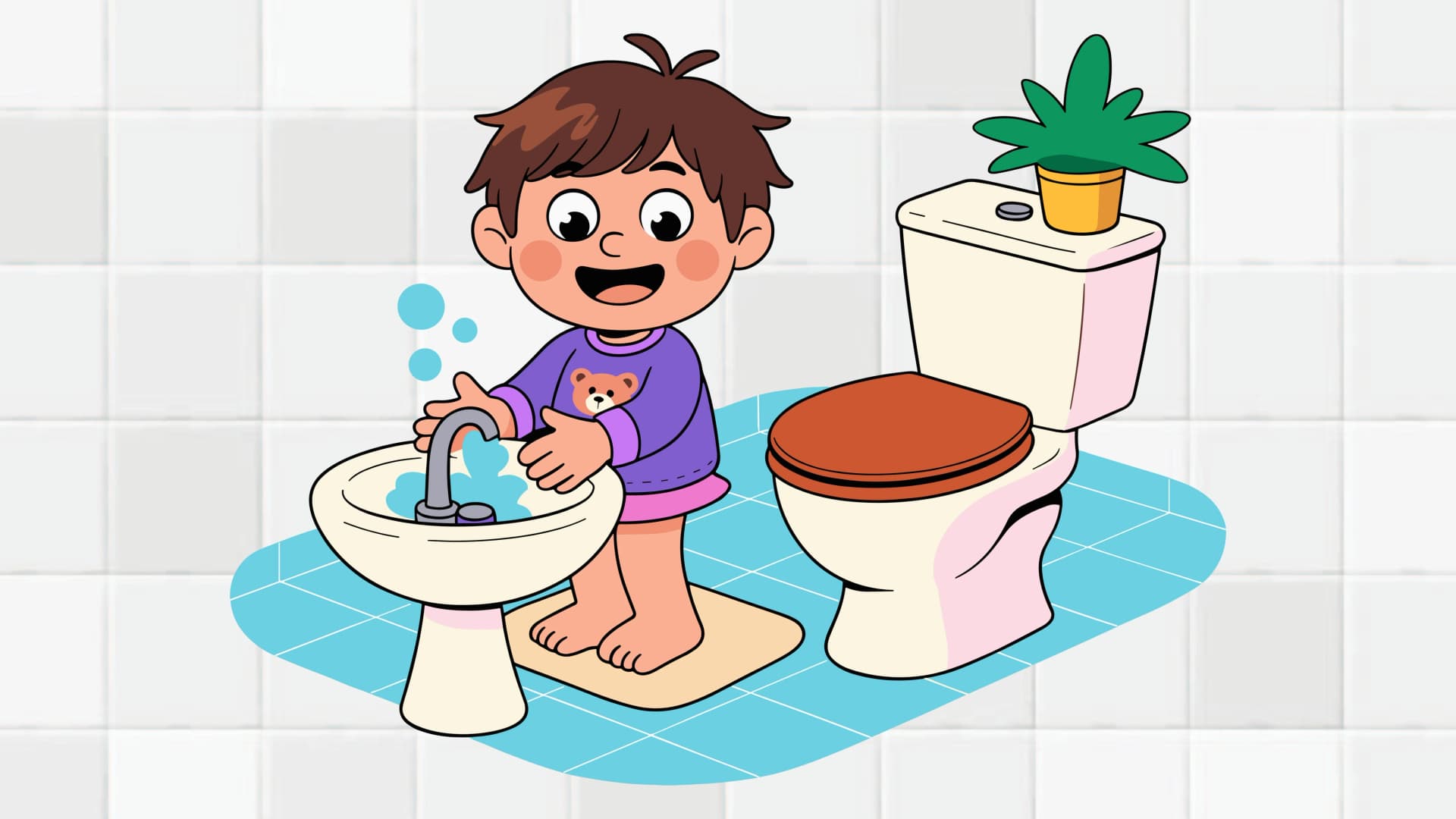 World Toilet Day 2025: Why it’s important to inculcate bathroom manners in kids early on Children practising washroom etiquette and hygiene habits.