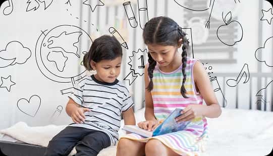 Engage, Learn & Enjoy children learning poems and stories from one of the best school chains in India - Orchids The International School