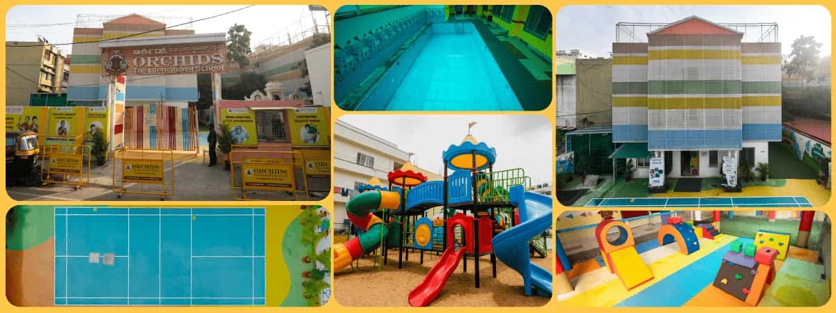 Orchids The International School in Majestic, Bangalore Top school awarded with Bharat Bhushan Award by Niti Ayog and ISRO in Central Bangalore . Located in Majestic and near to Shanthi Nagar, Chickpet and Seshadripuram