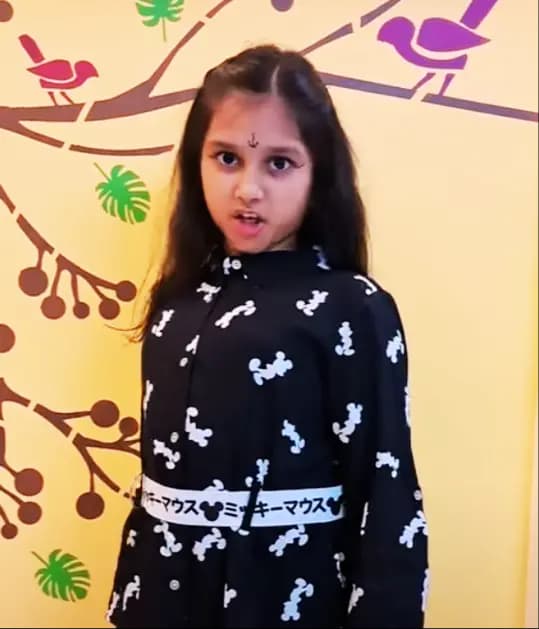 Young Girl(Aadhya Vedururu) Showcasing Friction Frolic Performance – Panathur Branch, Bangalore, Class 4 Young Girl(Aadhya Vedururu) Showcasing Friction Frolic Performance – Panathur Branch, Bangalore, Class 4