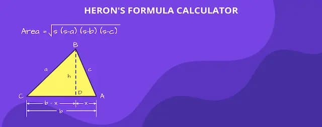Heron's Formula Calculate