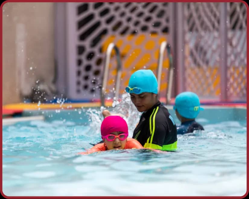 Expert swimming lessons Swimming pool at Orchids, The International School, Hennur Road
