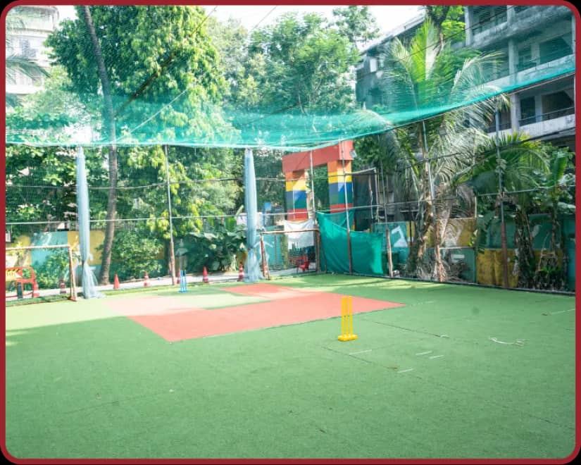 Malad's lush, green campus.