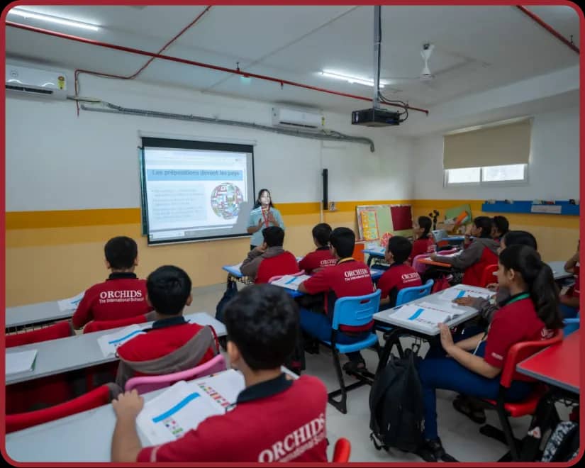 Learn in a smart classroom