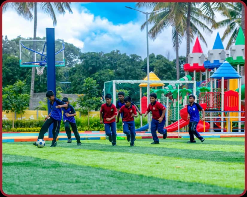 State-of-the-art sports facilities Sports Infrastructure at Orchids, The International School, Hennur Road