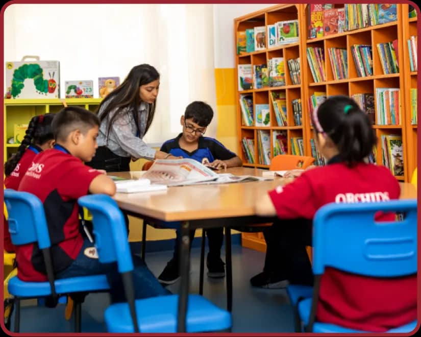 Our library is a quiet space