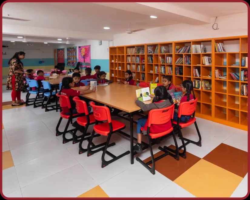 Our library is a quiet space