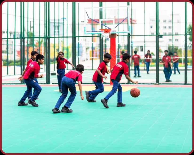 State-of-the-art sports facilities Sports Infrastructure at Orchids, The International School, Bachupally