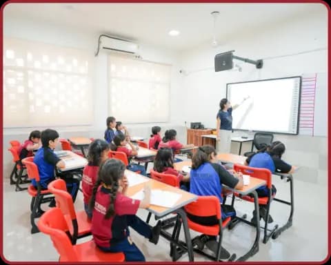 Discover our smart classrooms Smart Classrooms at Orchids, The International School, Bhedaghat Road Residential