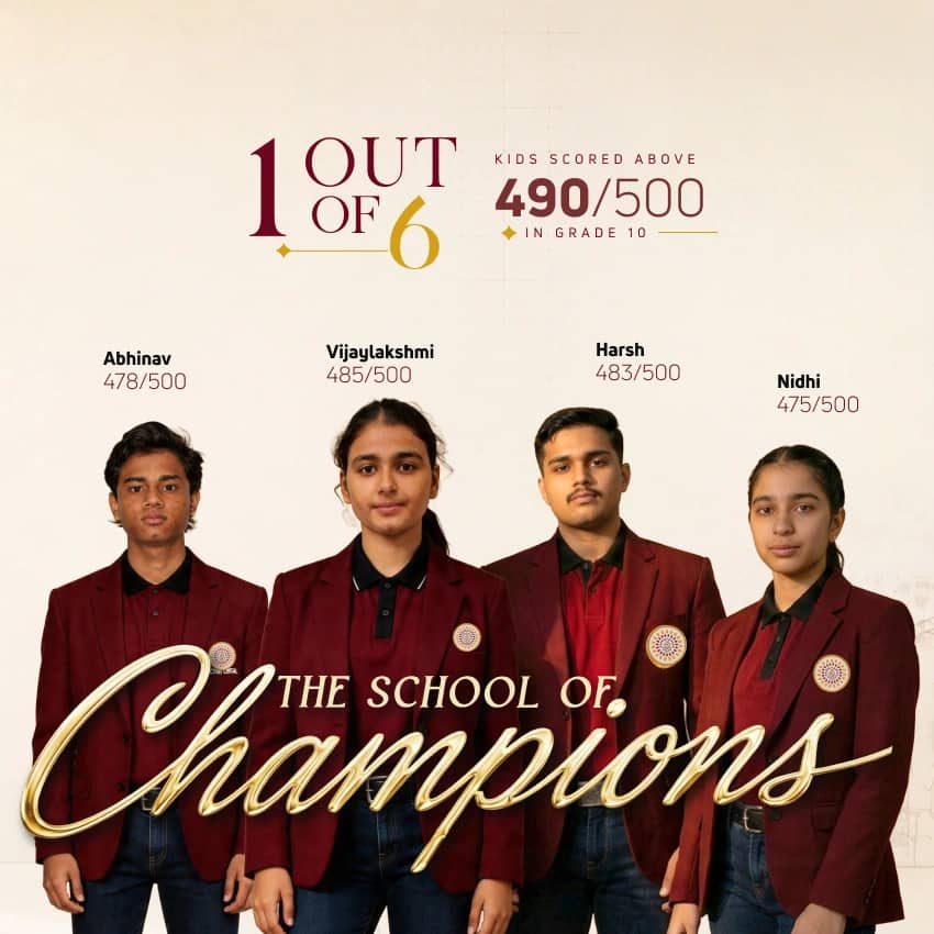 ORCHIDS Champions scoring above 490 out of 500 ORCHIDS Champions scoring above 490 out of 500
