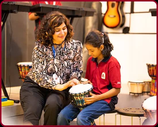 Music lab in Orchids The International School Music lab in Orchids The International School