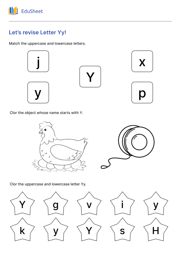 Let’s revise Letter Yy! Let’s revise Letter Yy!
