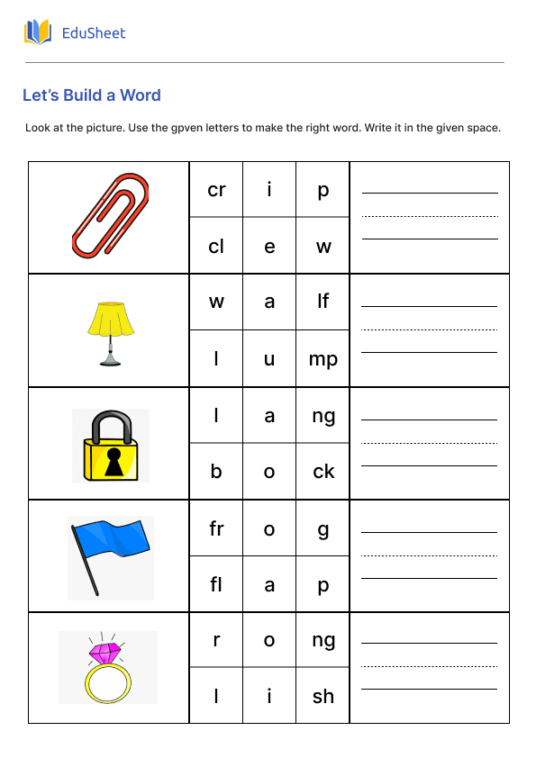 Let’s Build a Word Part 2 Let’s Build a Word Part 2