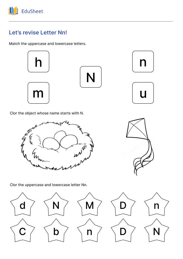 Let’s revise Letter Nn! Let’s revise Letter Nn!