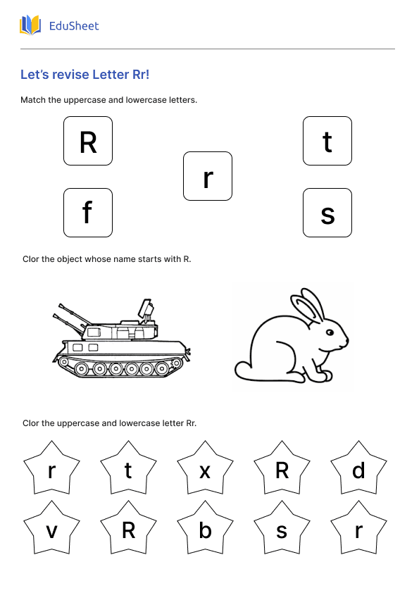 Let’s revise Letter Rr! Let’s revise Letter Rr!