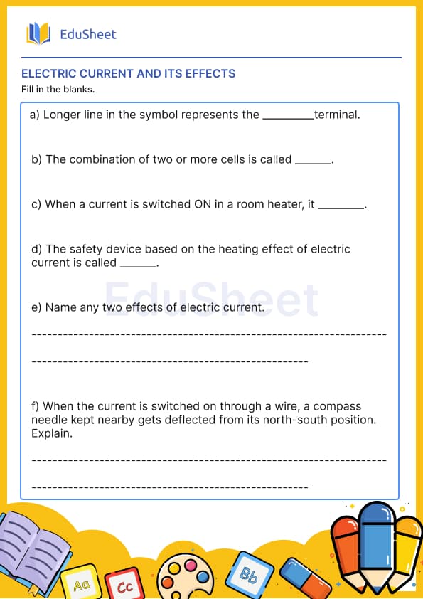 Electric Current and Its Effects Electric Current and Its Effects