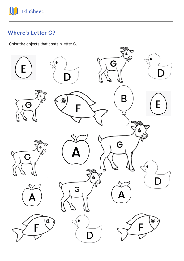 Where’s Letter G? Where’s Letter G?