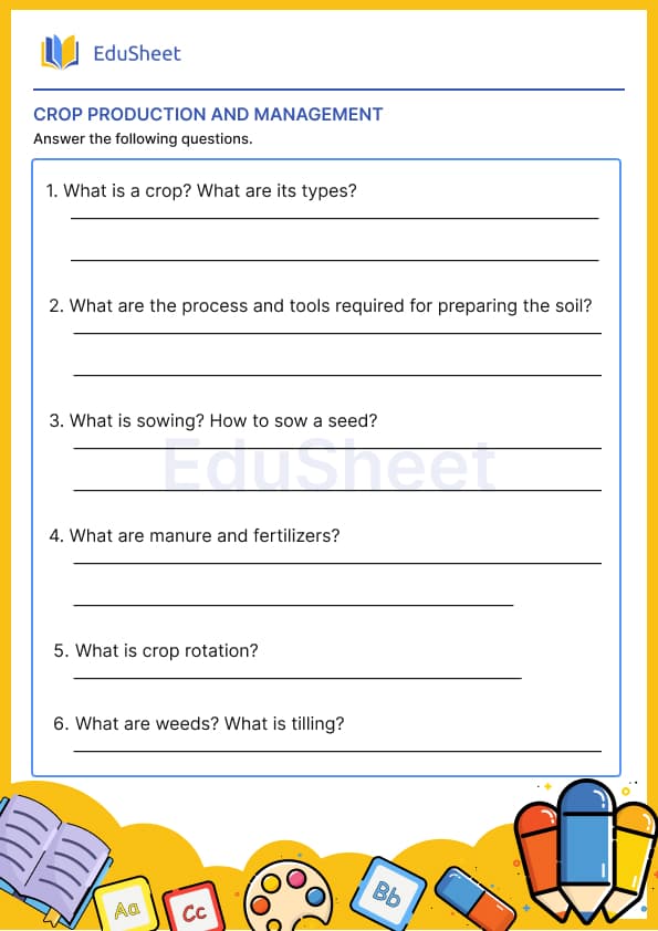 Crop Production and Management Crop Production and Management