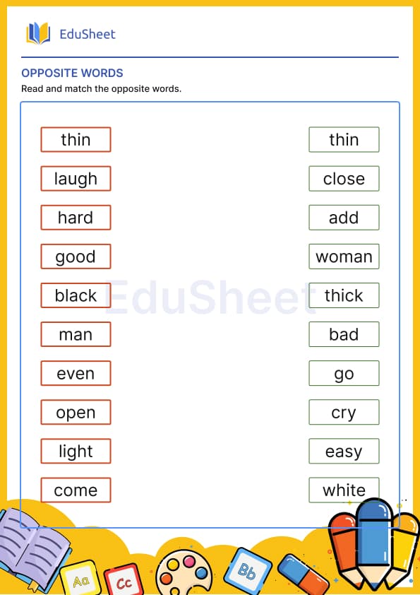 Opposite word Opposite word