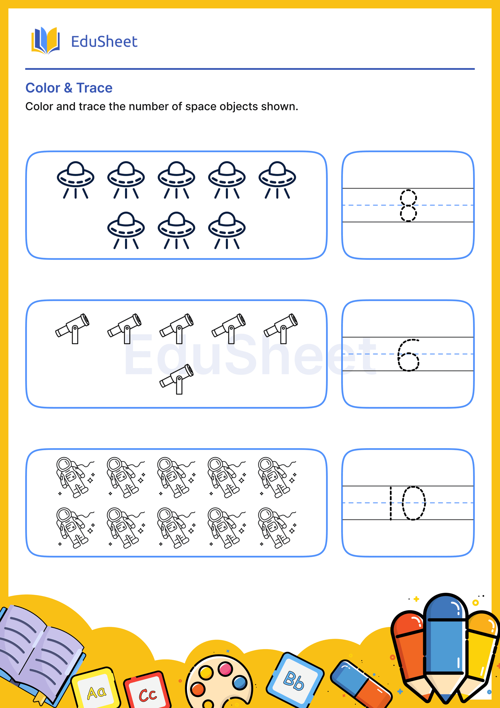 Color Space Objects and Trace Numbers 22 Color Space Objects and Trace Numbers 22