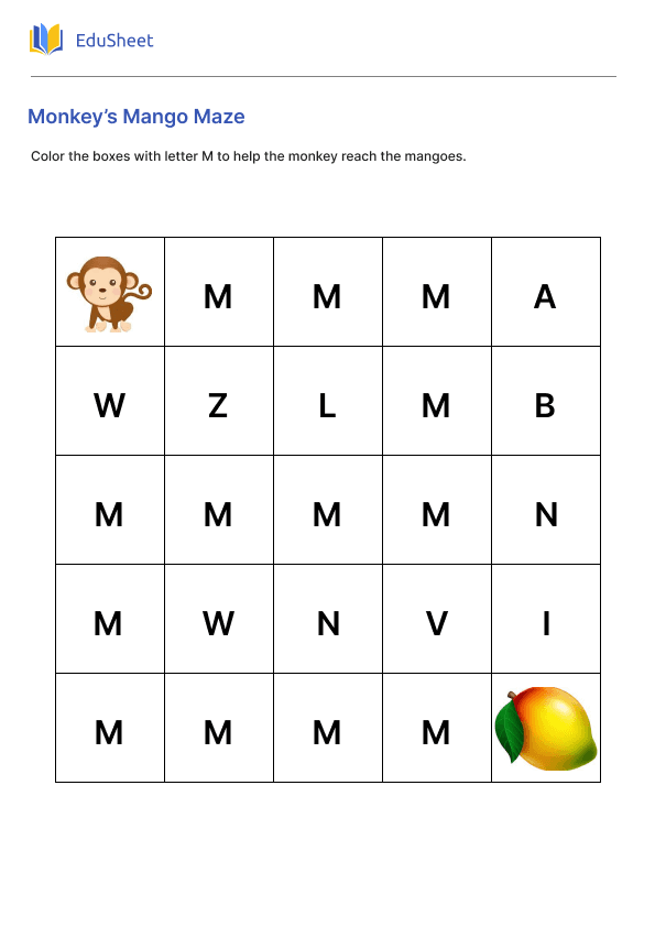 Monkey’s Mango Maze Monkey’s Mango Maze